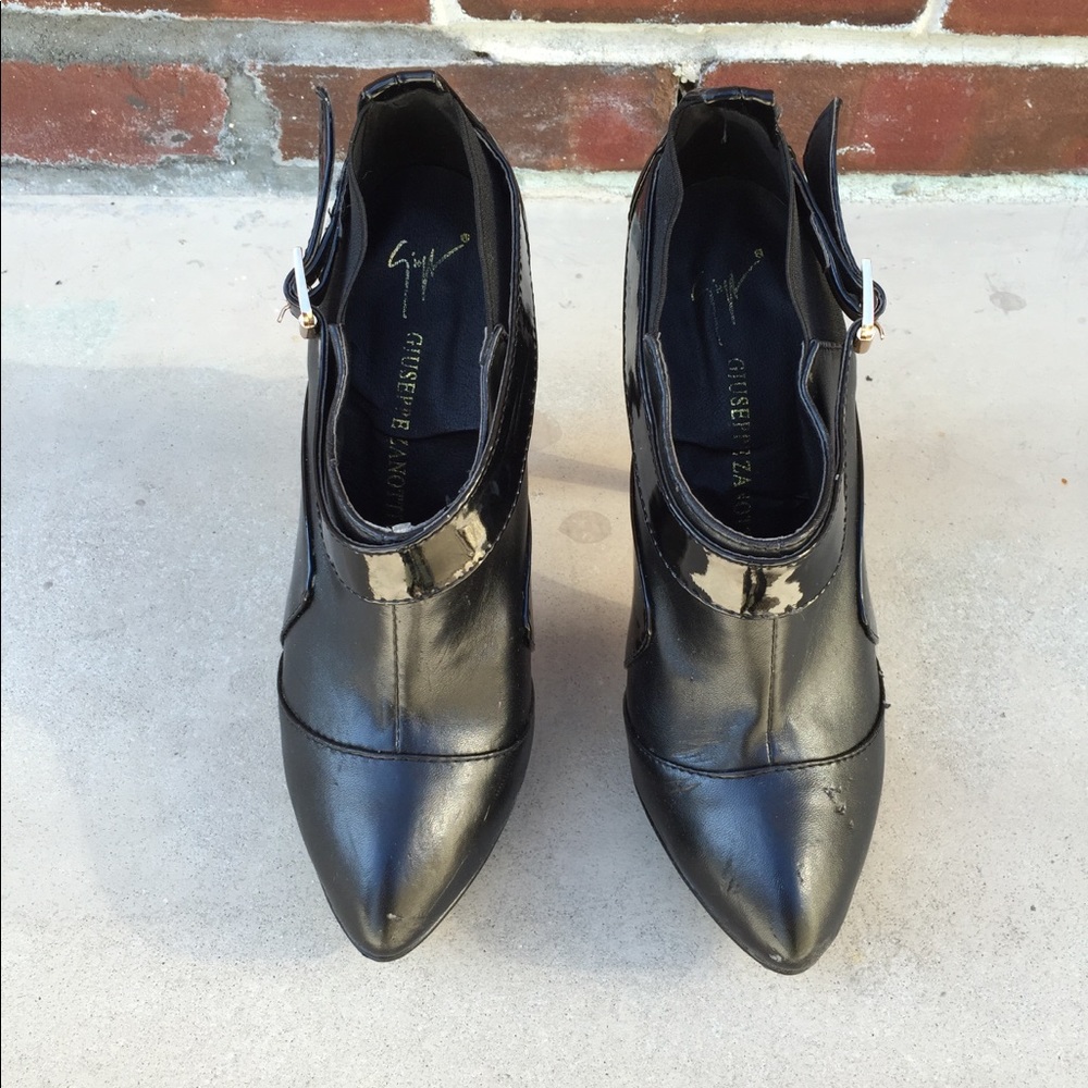 GIUSEPPE ZANOTTI Black Ankle Booties - Picture 3 of 8